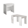 Hanah Home Mesa Consola Extensible Blanca